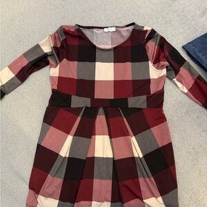 Plaid Maternity Shirt